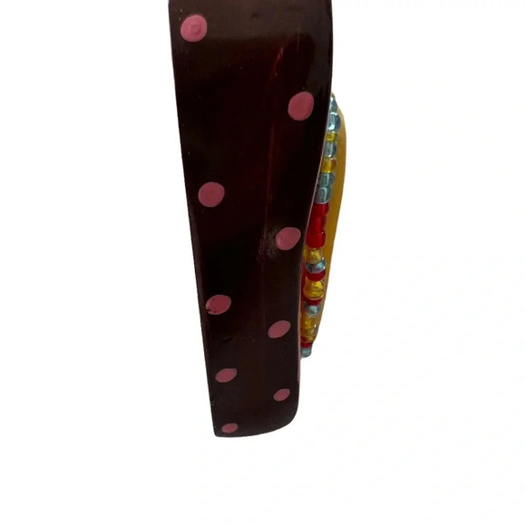 Vintage Ceramic Hand‎ Painted Heart - Picture 3 of 3